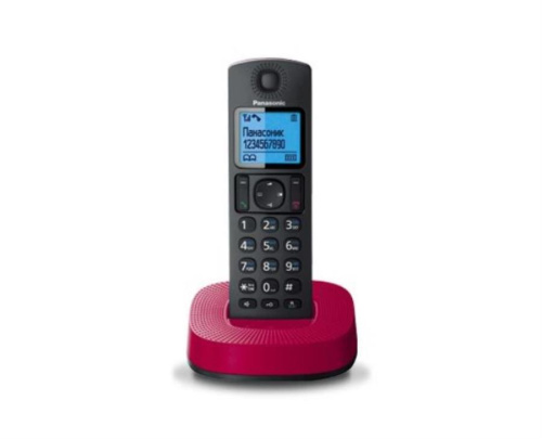 изображение Беспроводной телефон Panasonic KX-TGC310RUR DECT (радиотелефон) , цвет: красный магазин Компании Интерком-НН картинка Panasonic KX-TGC310RUR - Беспроводной телефон DECT (радиотелефон) , цвет: красный от магазина Интерком-НН