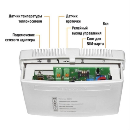 картинка TEPLOCOM GSM Теплоинформатор диагностика и управление газовым котлом от магазина Интерком-НН фото 4