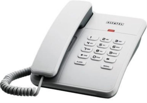 картинка 25-RS (white) Alcatel  проводной телефон, цвет белый от магазина Интерком-НН
