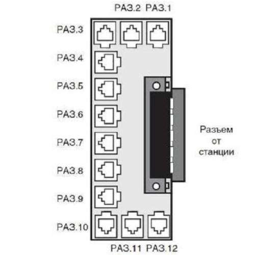 картинка Samsung KP12X-BM24-C Б/У 1NX-MDFCD (KP12X-BM24, RUA) кросс для плат расширения от магазина Интерком-НН фото 2