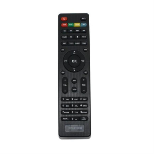 картинка Huayu EVO-01NEW [19163) пульт дистанционного управления (ПДУ) для спутникового ресивера Телекарта от магазина Интерком-НН