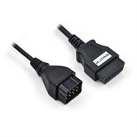 картинка Кабель-переходник диагностического разъема Renault 12pin на OBDII 16pin для автомобиля от магазина Интерком-НН