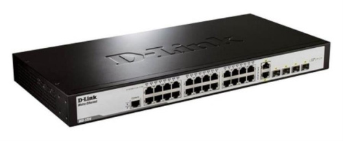 картинка D-Link DES-1228/ME Коммутатор D-Link с 24 портами 10/100Base-TX, 2 портами SPF, 2 комбо-портами  от магазина Интерком-НН фото 3