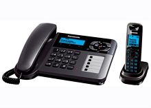картинка Panasonic KX-TG6461RUT - Беспроводной телефон DECT (радиотелефон) с автоответчиком, цвет: темно-серы от магазина Интерком-НН