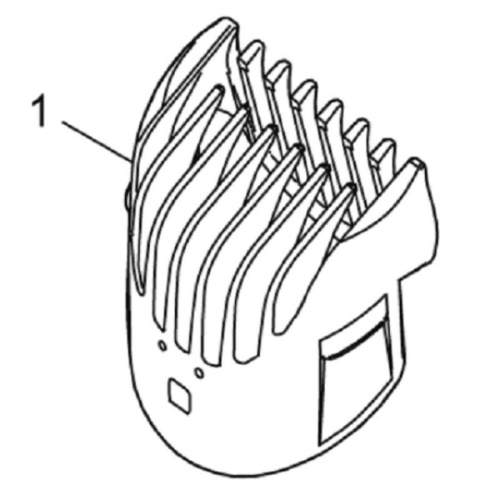 картинка Panasonic WERGC51S7498 насадка-гребень 1-10 мм для триммера ER-GC51, ER-GC71 	 от магазина Интерком-НН фото 2