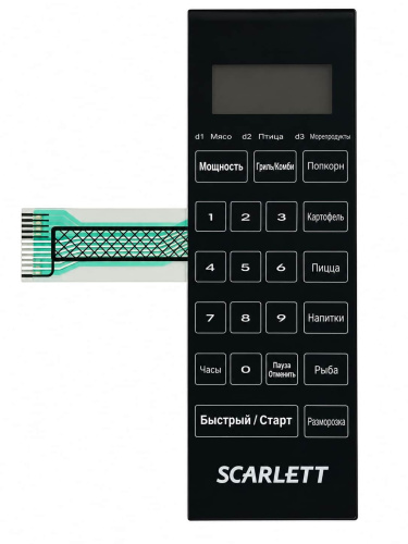 картинка MO2361TG Сенсорная панель для микроволновой СВЧ печи Scarlett SC-1700 Black  от магазина Интерком-НН