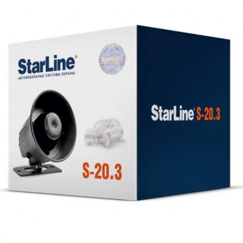 изображение Сирена динамическая однотональная StarLine S-20.3 магазин Компании Интерком-НН картинка StarLine S-20.3 Сирена динамическая однотональная для автомобильной сигнализации от магазина Интерком-НН