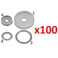 картинка 100-наборов силиконовых уплотнителей клапанов мультиварки-скороварки тип 1 от магазина Интерком-НН