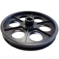 картинка Шкив 010339(3) для бетономешалки металлическая втулка, внутр. Ø 17 мм, внешн. Ø 162 мм, гладкий от магазина Интерком-НН