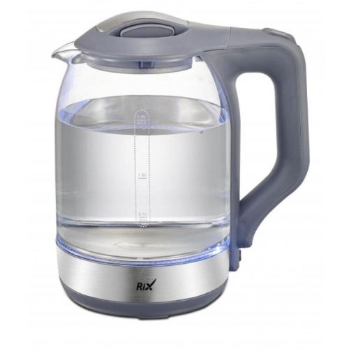 картинка Rix RKT-1832G электрический чайник 1500 Вт, нержавеющая сталь, объем 1,8 л от магазина Интерком-НН