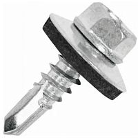 картинка Саморезы кровельные 5,5х19 оцинкованные, наконечник сверло (400шт) от магазина Интерком-НН