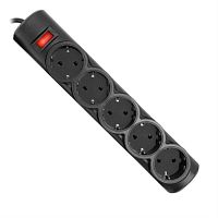 картинка Сетевой фильтр Defender RFS 50 5,0 м, черный, 5 розеток (99516) от магазина Интерком-НН