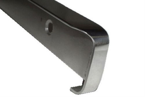 картинка Планка угловая для столешниц 38мм R5 матовая, левая, нержавещая сталь от магазина Интерком-НН фото 2