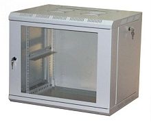 картинка Шкаф настенный 9U серия WM (600х450х501), собранный, серый Netko от магазина Интерком-НН