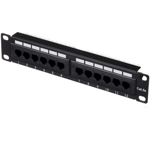 изображение Патч-панель UTP, 10", 12 портов RJ45, cat.5е, 1U, 110 Type, "L" магазин Компании Интерком-НН картинка Патч-панель UTP, 10", 12 портов RJ45, cat.5е, 1U, 110 Type, "L" от магазина Интерком-НН