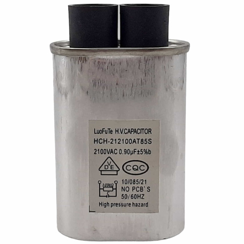 картинка Конденсатор HCH-212100AT85S высоковольтный 2100VAC 0.90mF для микроволновой печи (СВЧ)  от магазина Интерком-НН