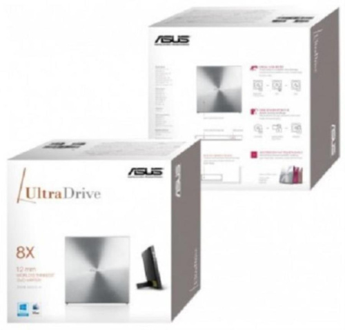 картинка Привод внешний Asus DVD-RW SDRW-08U5S-U/SIL/G/AS, цвет серебро от магазина Интерком-НН фото 2