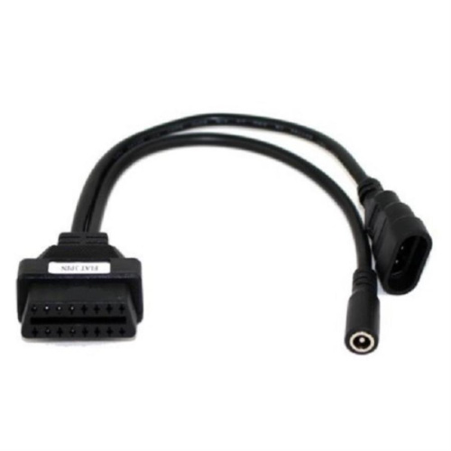 картинка Кабель-переходник диагностического разъема Fiat 3pin на OBDII 16pin для автомобиля от магазина Интерком-НН