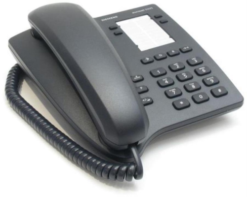 картинка Euroset 5005 anthracite Siemens проводной телефон, цвет черный от магазина Интерком-НН