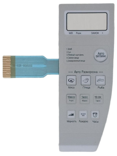 картинка Daewoo TH-KOR-6Q8G5S (3518572800) Сенсорная панель СВЧ KOR-6Q8G5S от магазина Интерком-НН