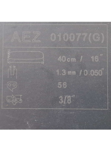 картинка AEZ 010077(G) пильная шина (3,8"х1,3мм х 56зуб, 40см) для цепных пил Partner 16" серия General от магазина Интерком-НН фото 3