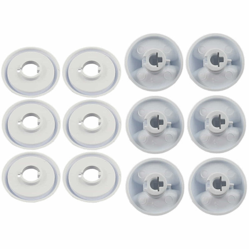 картинка Комплект ручек 01040579 для газовой плиты Gefest 1100, 3100 (белые) от магазина Интерком-НН фото 2