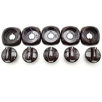 картинка Комплект ручек 5шт 01043106 для газовой плиты Gefest 6100 цвет коричневый от магазина Интерком-НН