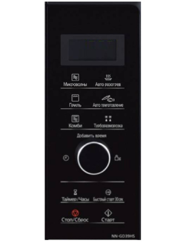 картинка Panasonic F630YBW80BZP Сенсорная панель для СВЧ микроволновой печи NN-GD39HS ZPE от магазина Интерком-НН