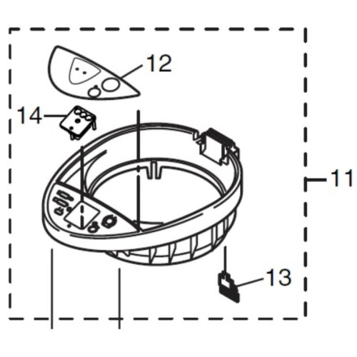 изображение Верхняя рама APB30K5622WU корпуса термопота Panasonic NC-PG30PWTW, NC-PH30 в сборе магазин Компании Интерком-НН картинка Panasonic APB30K5622WU верхняя рама корпуса термопота NC-PG30PWTW, NC-PH30 в сборе от магазина Интерком-НН
