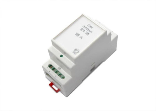 картинка БП1-12в Блок питания 1А/12В для GSM/GPRS/Ethernet/PLC-модемов на DIN-рейку от магазина Интерком-НН