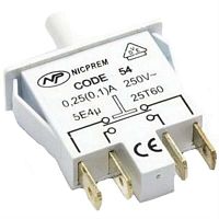 картинка Beko 4220130185 (SWT851AC) выключатель (кнопка) света, 4 контакта для холодильника от магазина Интерком-НН