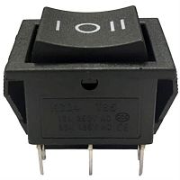 картинка Выключатель KCD4 (129) 2 положения черный, 6 контактов 16A, 250V для электроинструмента  от магазина Интерком-НН
