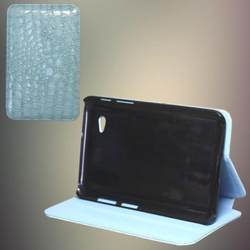 картинка Чехол-книжка Samsung P3100 (бирюза) 7" крокодил (пласт.крепление) 502/P3100 от магазина Интерком-НН