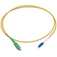 картинка Патч-корд оптический (optic patch cord) SC/APC-LC/UPC SM 9/125мкм одномодовый (simplex) 1 метр от магазина Интерком-НН