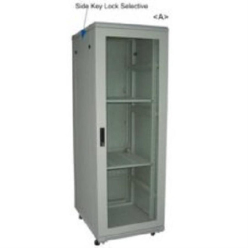картинка Шкаф напольный 19", 18U, (600х600), серый (WT-2041B-18U-WO-600x600-G) от магазина Интерком-НН фото 2
