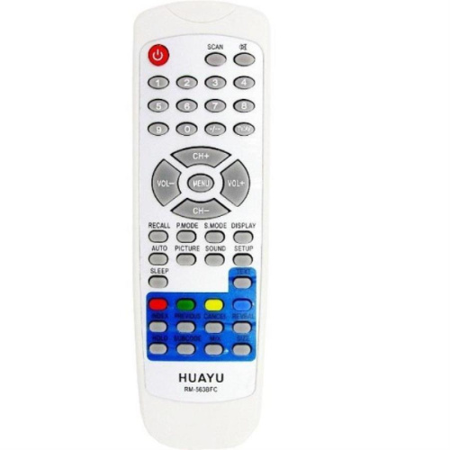 изображение Huayu RM-563BFC (21272) пульт дистанционного управления универсальный (ПДУ) для телевизоров Rolsen магазин Компании Интерком-НН картинка Huayu RM-563BFC (21272) пульт дистанционного управления универсальный (ПДУ) для телевизоров Rolsen от магазина Интерком-НН