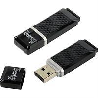 картинка Память USB 16Gb Smart Buy Quartz черный 2.0 (SB16GBQZ-K) от магазина Интерком-НН