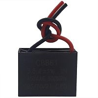 картинка Пусковой конденсатор CBB61 3,5мкф, 450В гибкие выводы для электродвигателей от магазина Интерком-НН