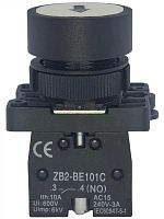 картинка Кнопка без фиксации XB2-EA3341 с нормально разомкнутым контактом для управления работой электроцепи от магазина Интерком-НН