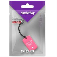 картинка Smartbuy SBR-706-P картридер (розовый) для карт MicroSD от магазина Интерком-НН