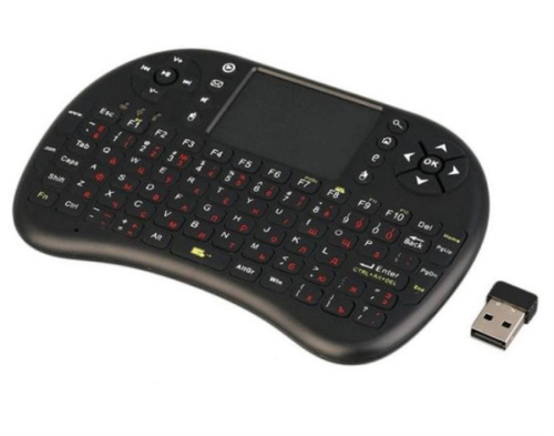 картинка Беспроводная мини клавиатура с тачпадом и русской раскладкой от магазина Интерком-НН