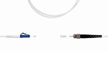 картинка Патч-корд оптический (optic patch cord) LC/UPC-ST/UPC SM 9/125 одномодовый (singlemode, sm) 1 метр от магазина Интерком-НН