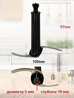 картинка HiSTORY IHB-527-NIZ Нож измельчителя 97мм. черный для блендера IHB-527 от магазина Интерком-НН