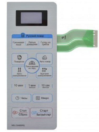 картинка LG MFM54169401 Сенсорная панель управления СВЧ MS-2348DRS серебристый 12pin от магазина Интерком-НН фото 2