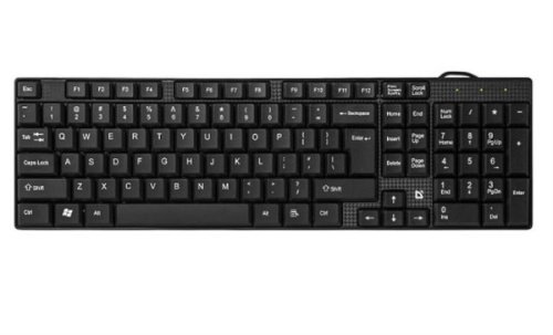картинка Defender Accent SB-720 (45720) Проводная USB клавиатура, черная от магазина Интерком-НН