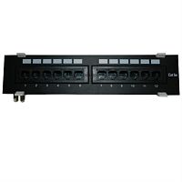 картинка Патч-панель настенная MINI, UTP, 10", 12 портов RJ45, cat.5е, 1U, Dual Type, "L" от магазина Интерком-НН